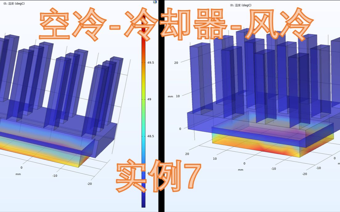 COMSOL芯片散热模拟(实例7)哔哩哔哩bilibili