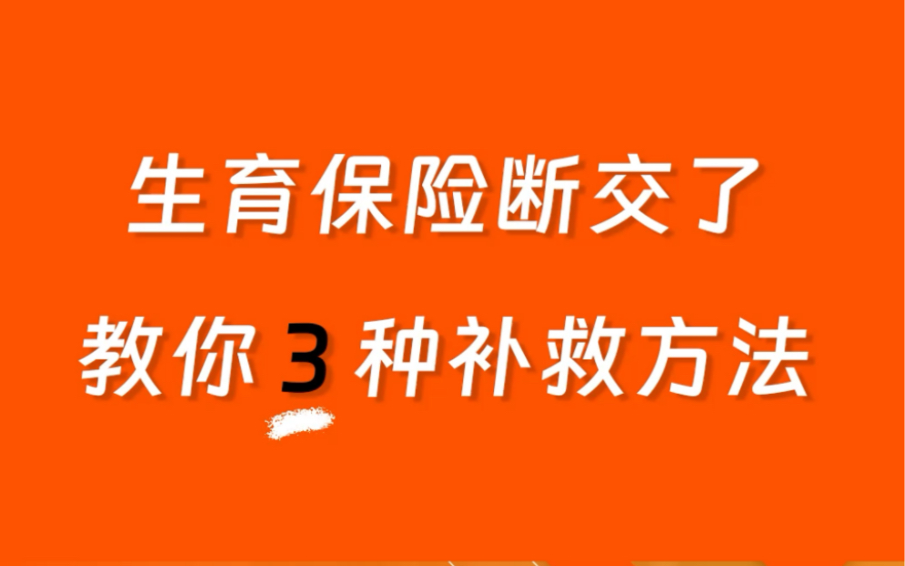 辞职后生育保险断缴了怎么继续享受生育津贴待遇?哔哩哔哩bilibili