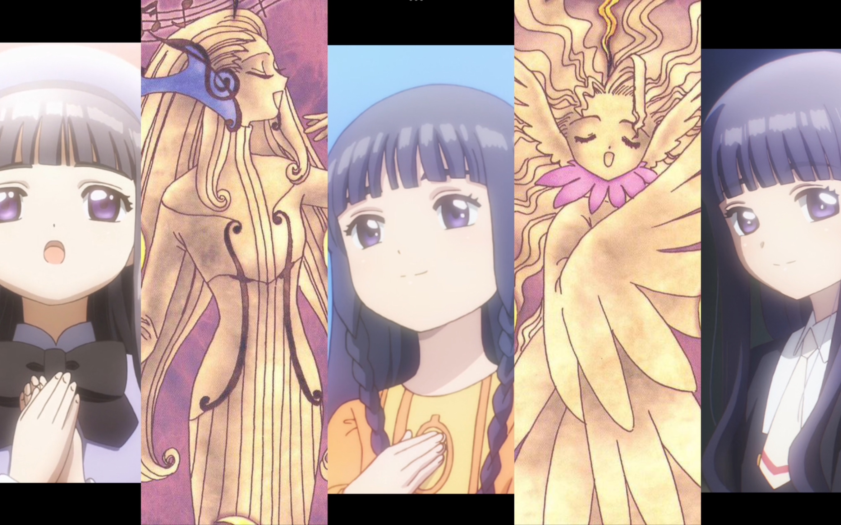 知世在『魔卡少女樱·透明牌篇』中的三次献唱!