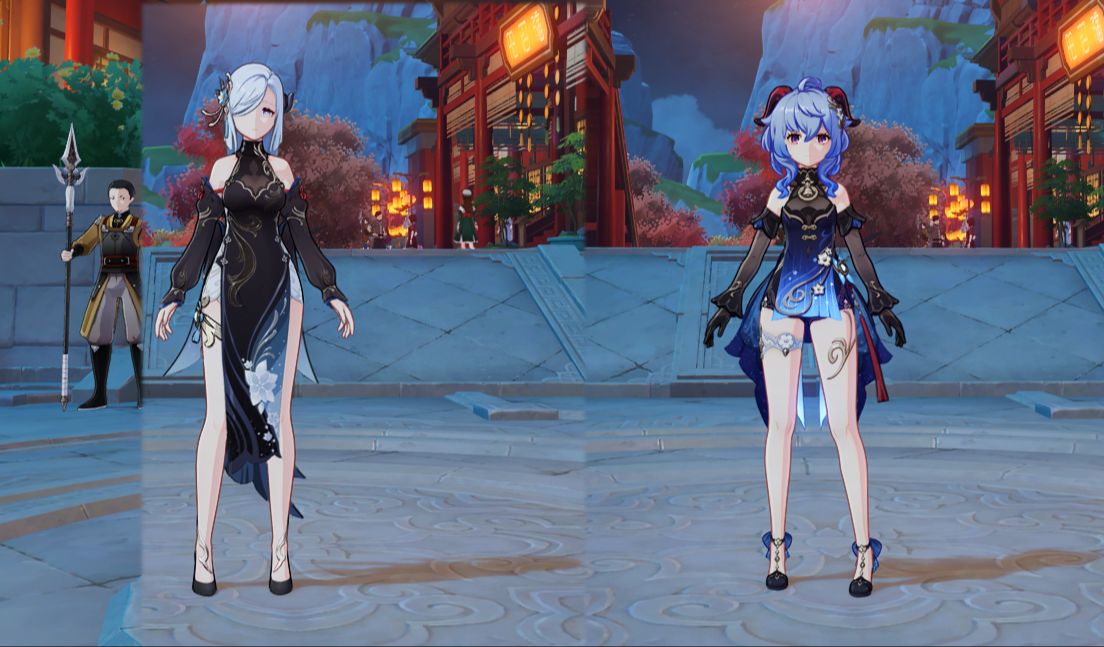 甘雨/申鹤新皮肤细节【原神】