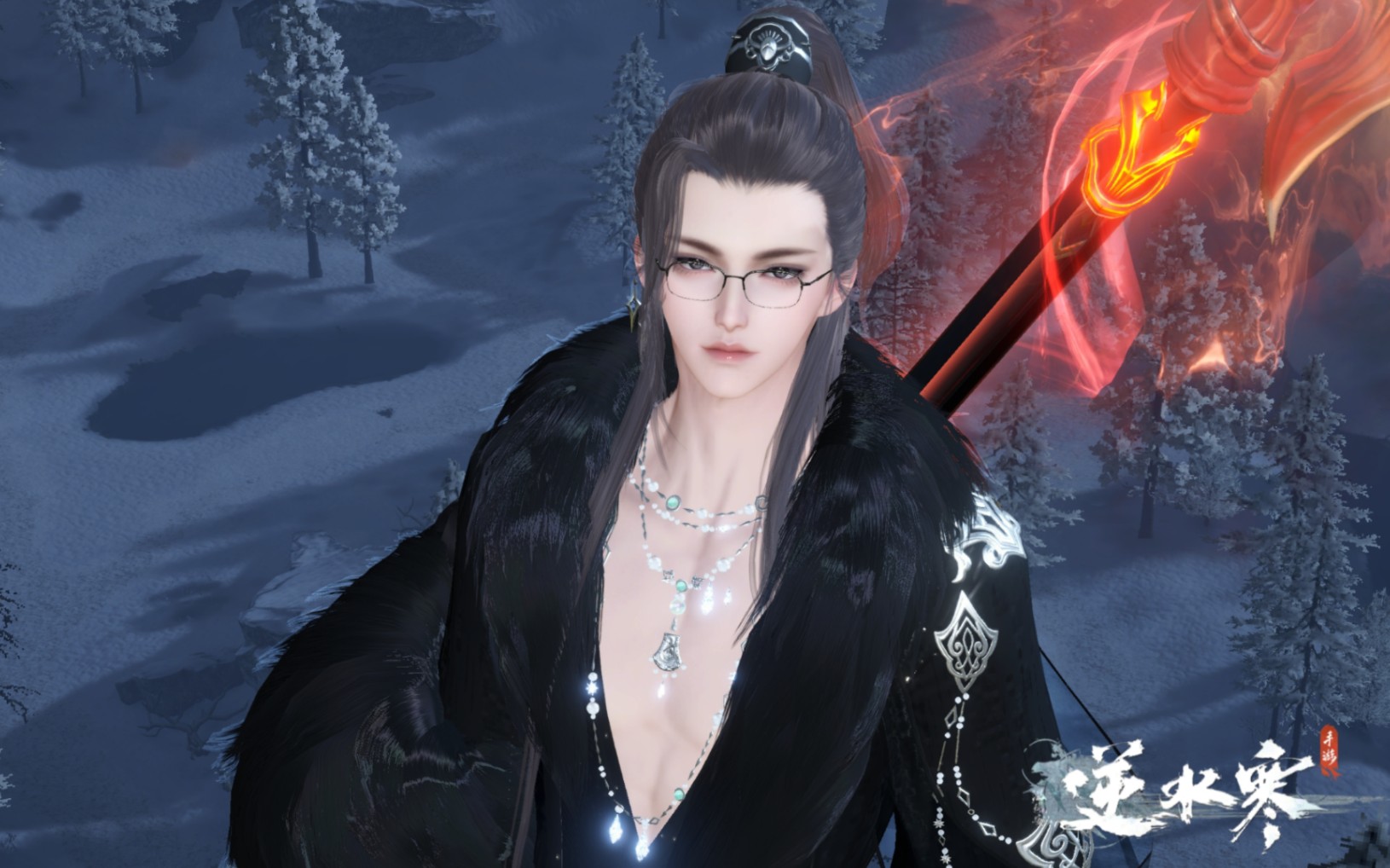 【逆水寒手游】转生成为血河,第一次尝试一键的输出,顺带我真的好爱