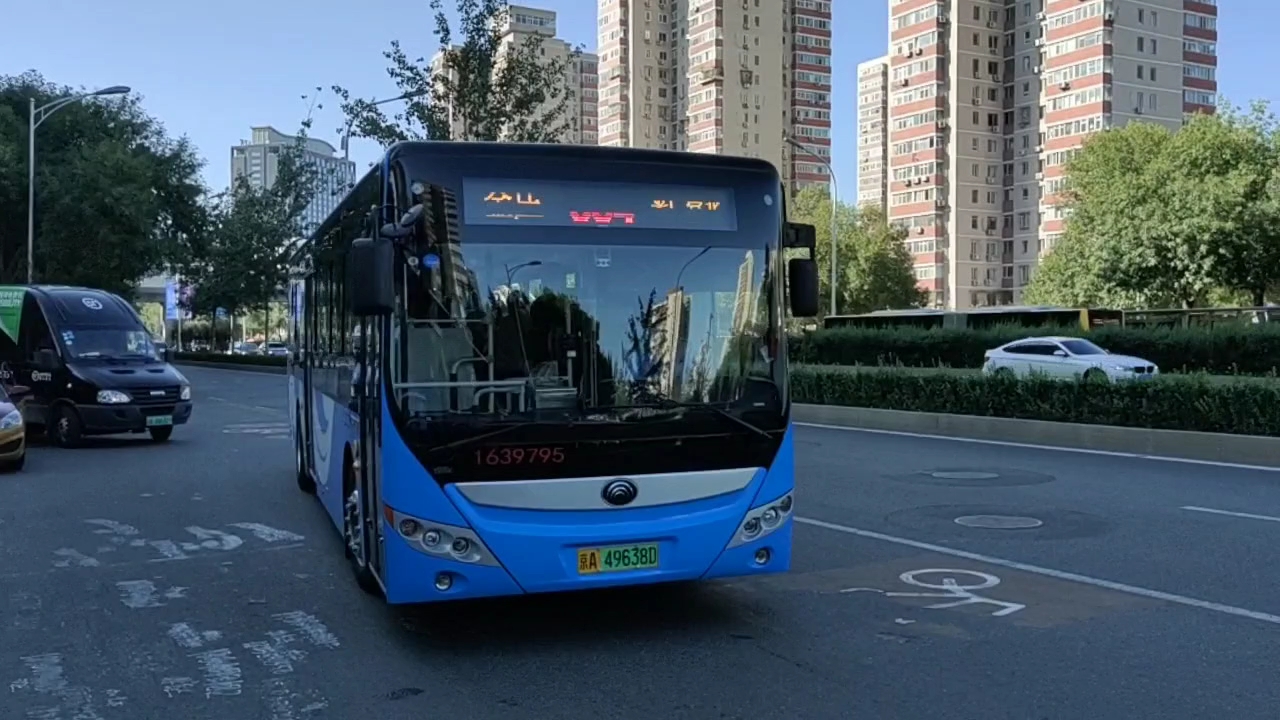 北京公交604路新车(宇通和福田)