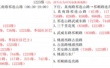 上海公交1223路线路信息哔哩哔哩bilibili