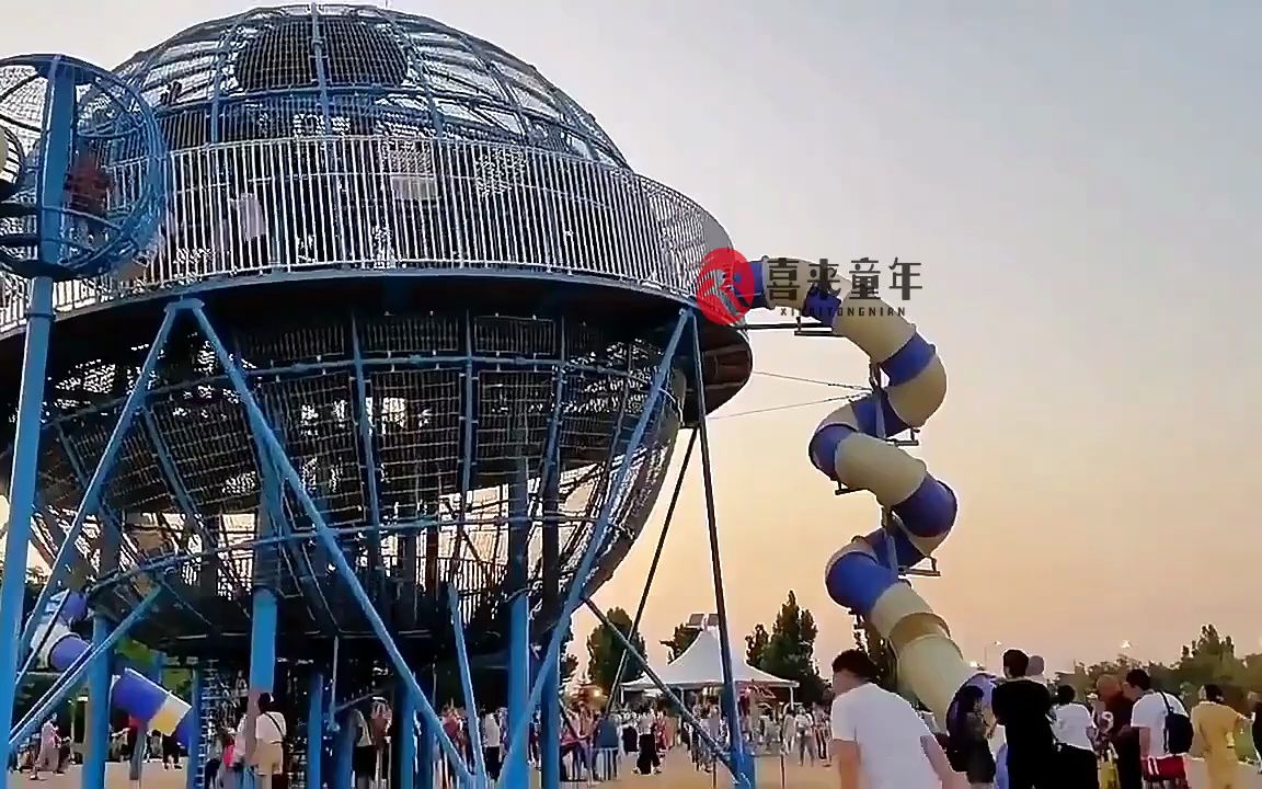 汉中户外儿童乐园非标星球乐园滑梯定制