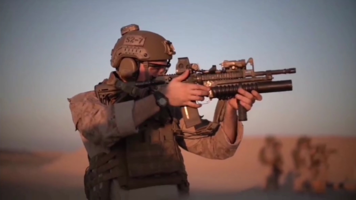 m203和m32a1榴弹发射器