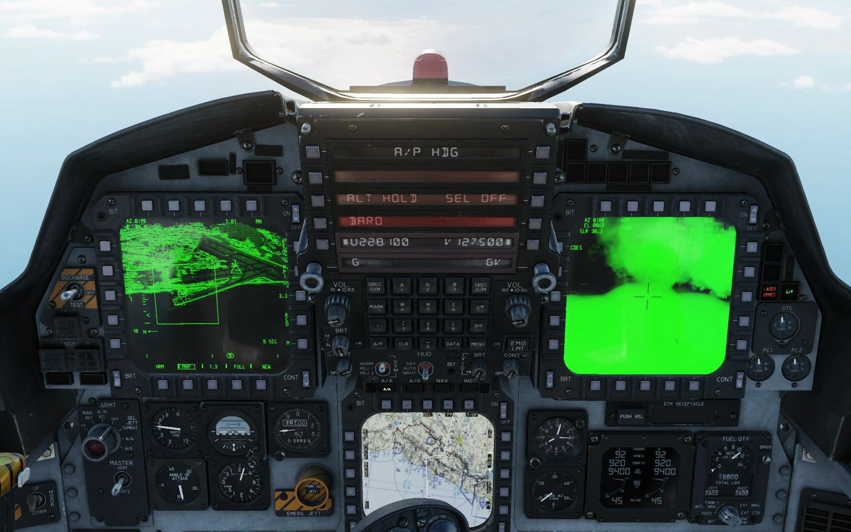 [razbam] dcs: f15e "攻击鹰" - tpod,hrm以及ins更新演示