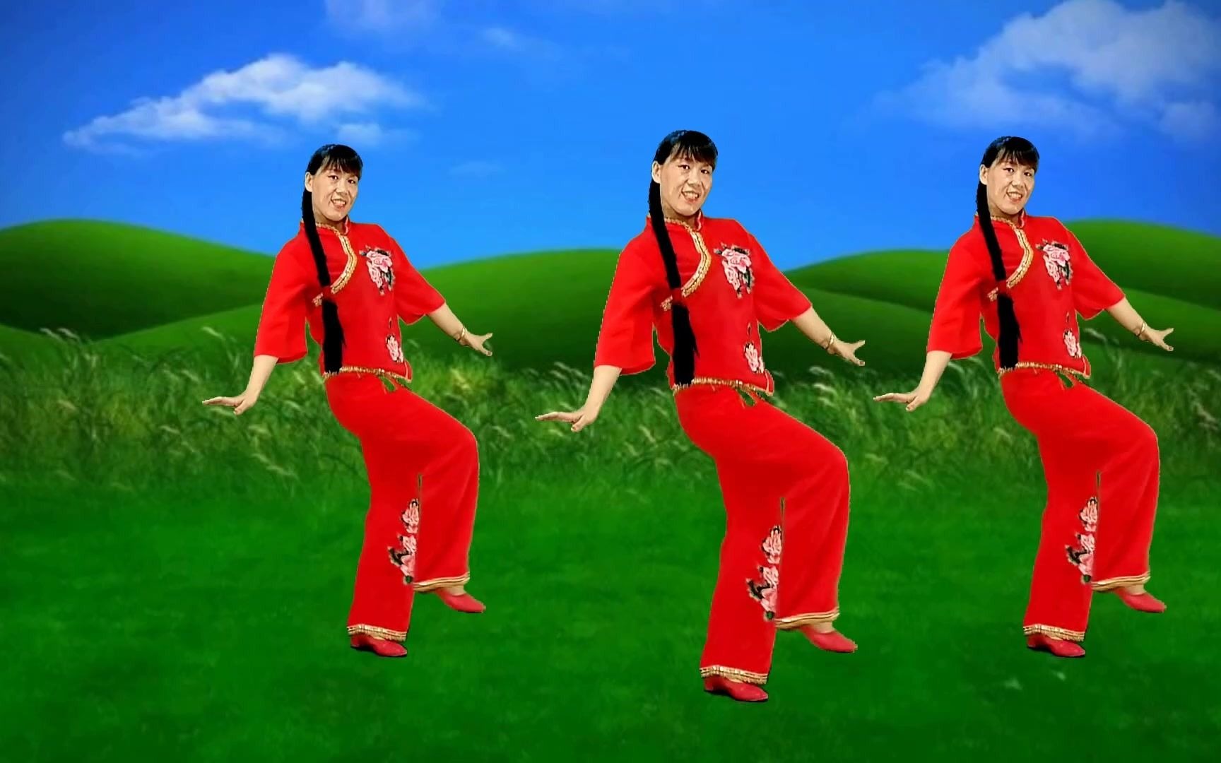 欢快秧歌舞《村花》俏皮活泼,街坊邻居人人夸,民族秧