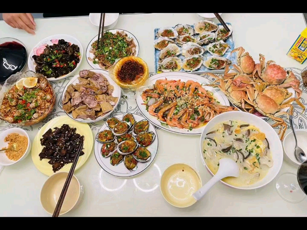 自个儿炒的一桌大餐