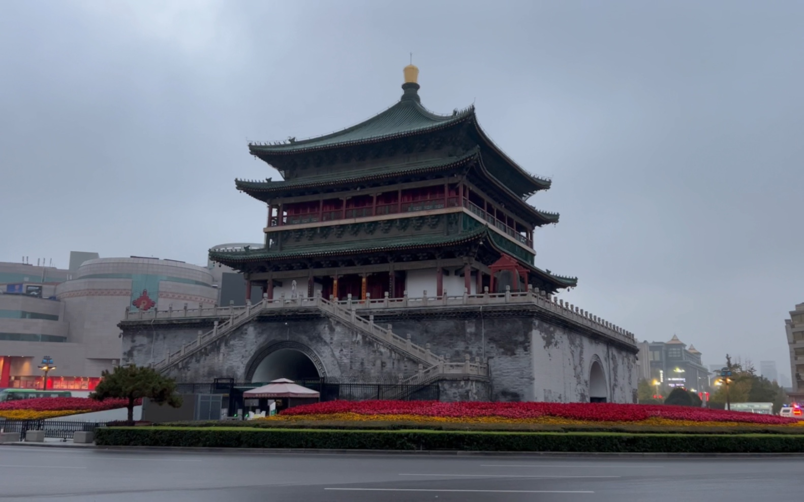 西安·西安钟楼清晨