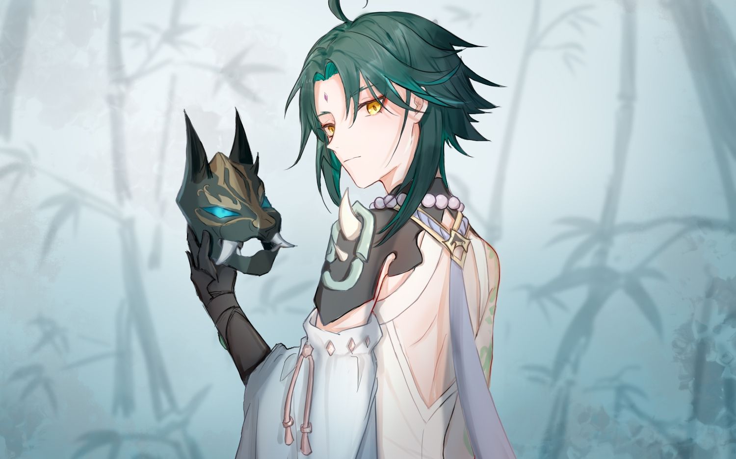 【原神深境螺旋12-3】见识一下魈大人的枪法!胡堂主对阵深渊咏者