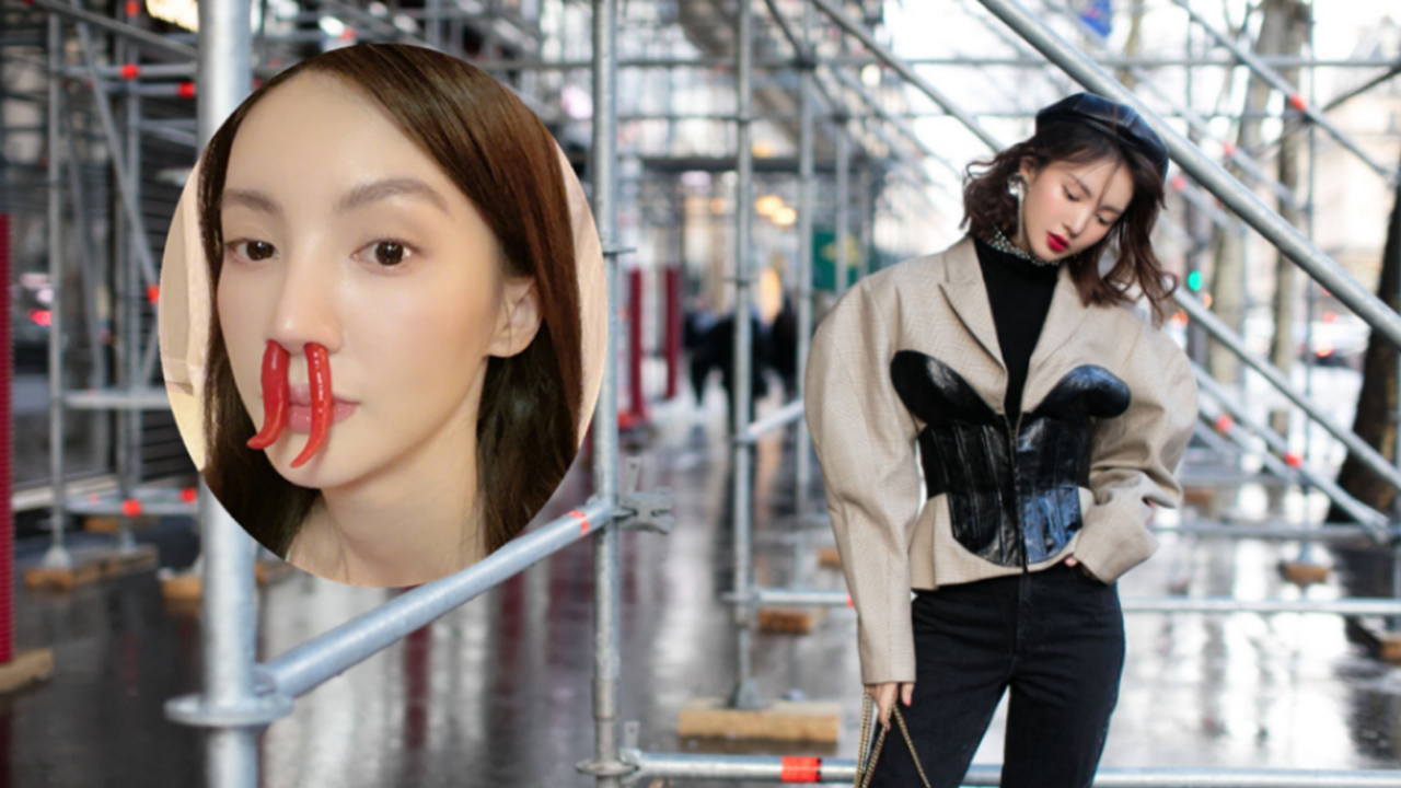 金晨为宣传新剧鼻子里塞红辣椒,辣得眼冒金星强装镇定,越来越憨