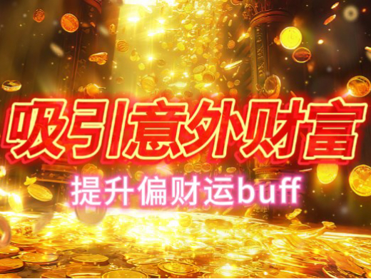 吸引意外财富|提升偏财运buff哔哩哔哩bilibili