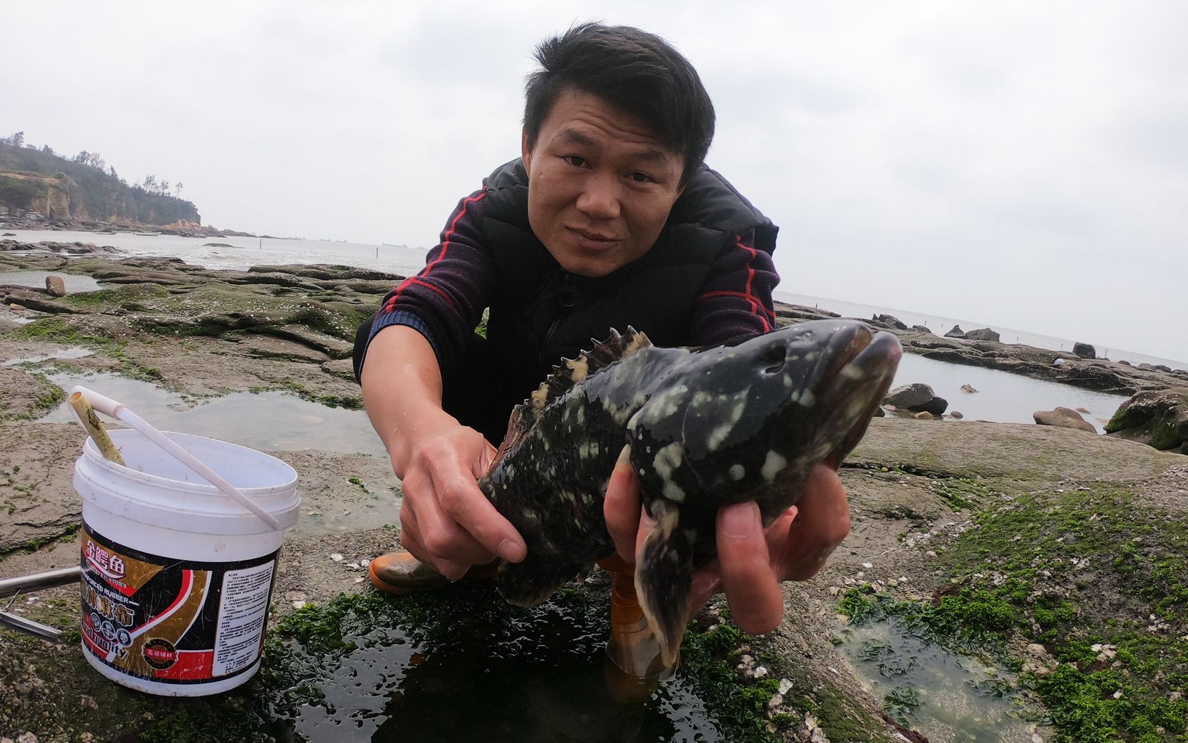 阿灶赶海抬来抽水坑,没成想忘记加油,还好水坑里的海货给了安慰