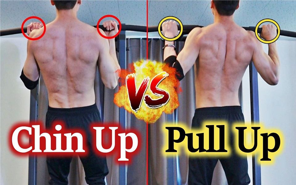 [图]最好的引体向上姿势是什么呢 pull up VS chin up