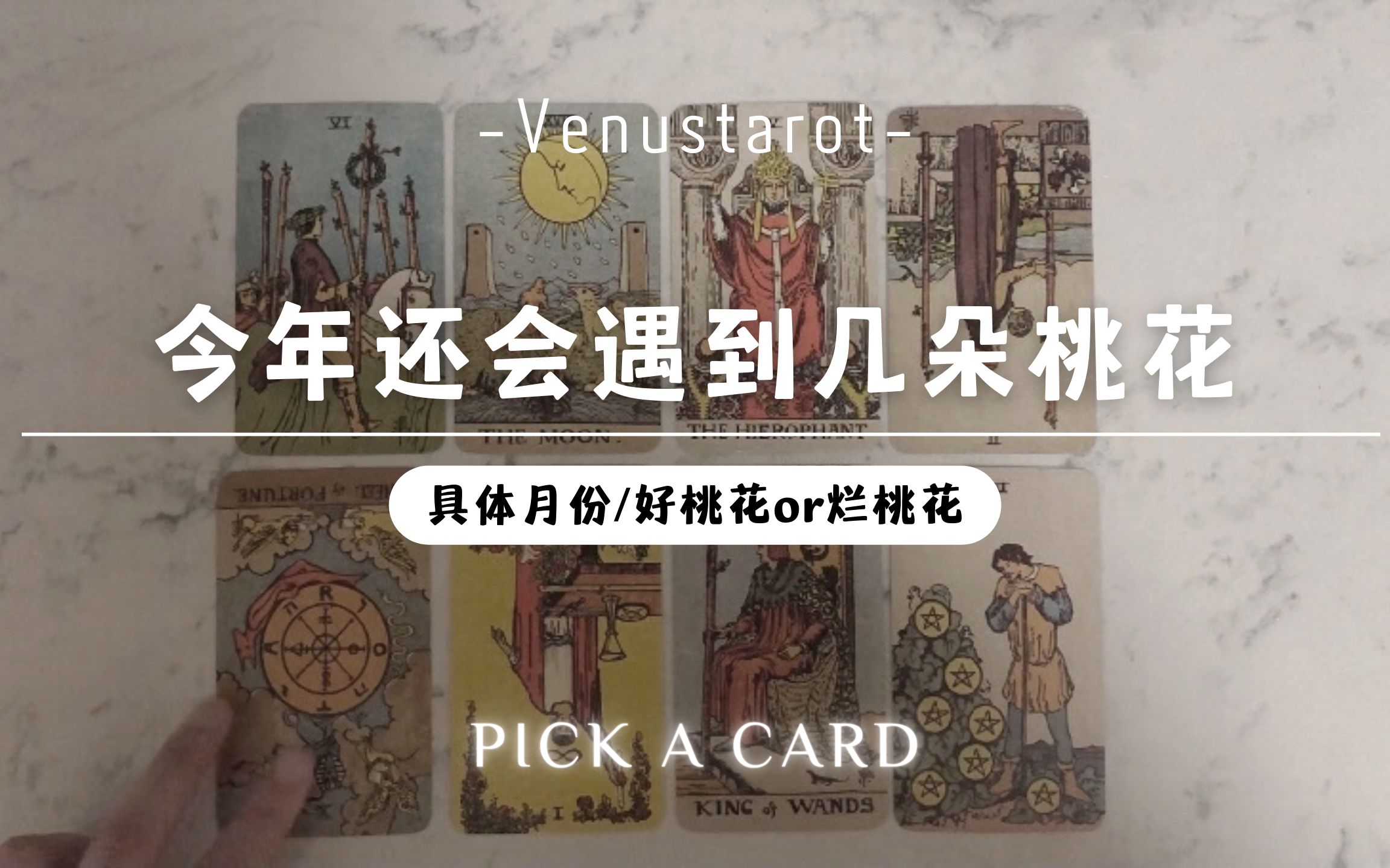 venus塔罗今年你会遇到几朵桃花具体月份好桃花还是烂桃花