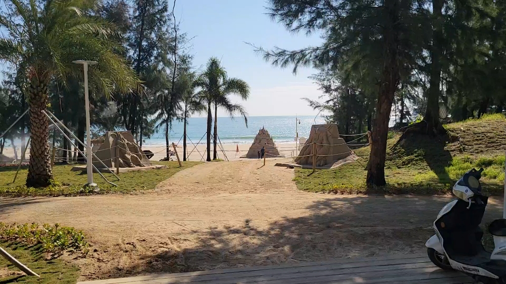 4k 60fps 深圳西涌海滨浴场