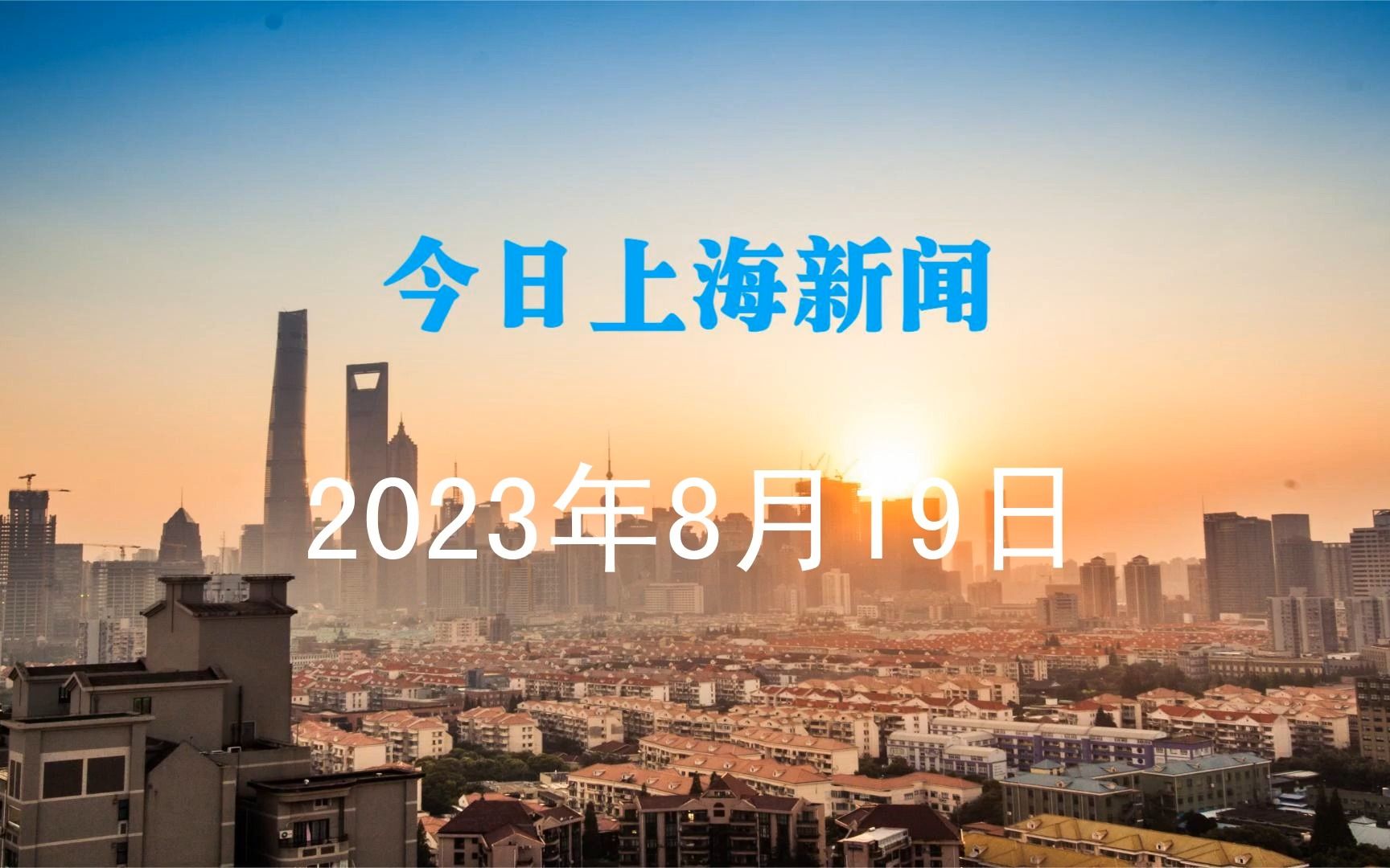 【上海本地通】2023年8月19日|“梅花源”、沪牌拍卖、“云间理堂”哔哩哔哩bilibili