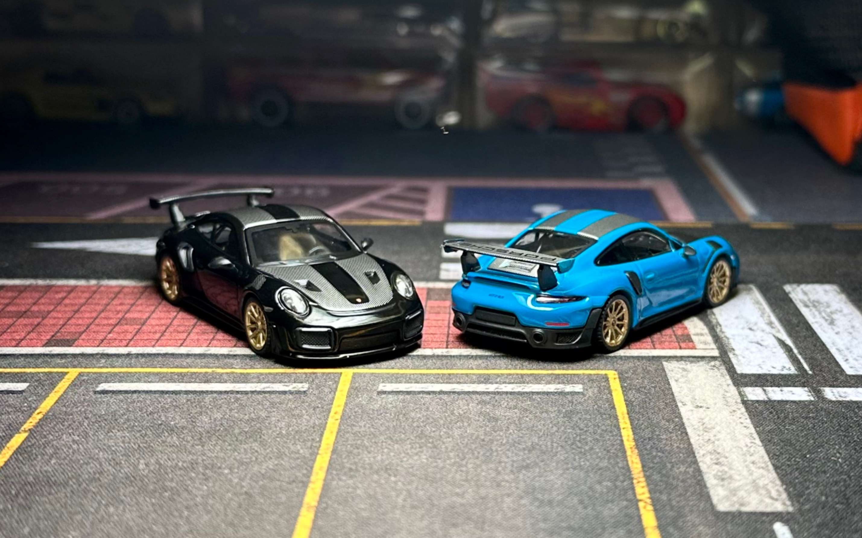 【莉莉】 今日开箱 minigt 保时捷911 gt2 rs 黑色(porsche 911 gt2