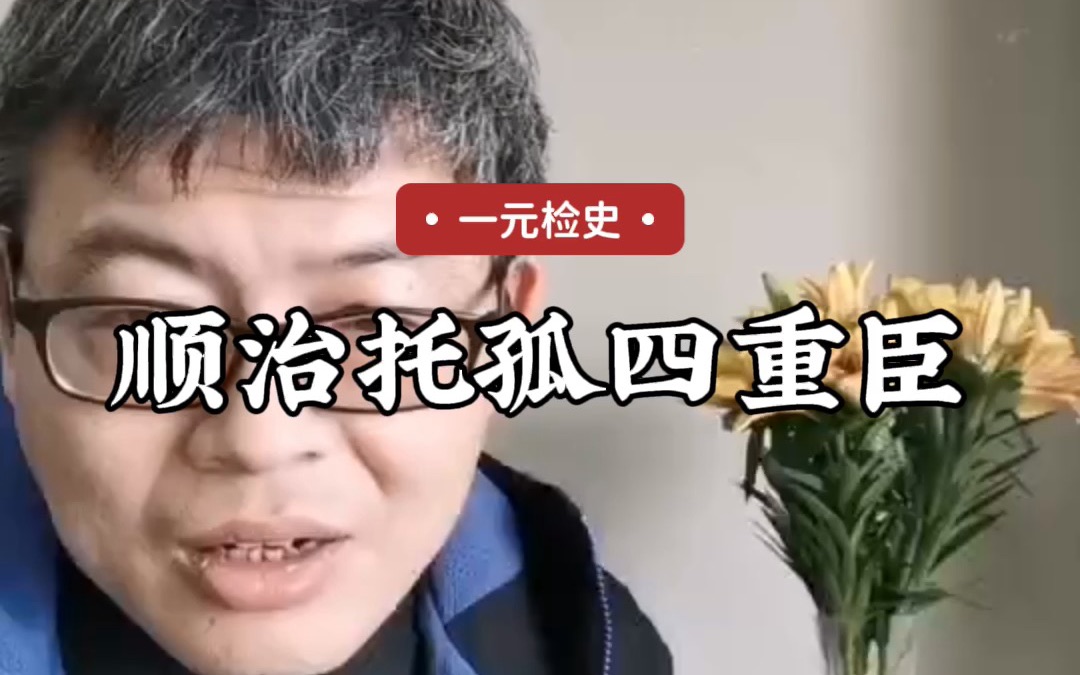 [图]#历史 #清朝 顺治托孤四重臣