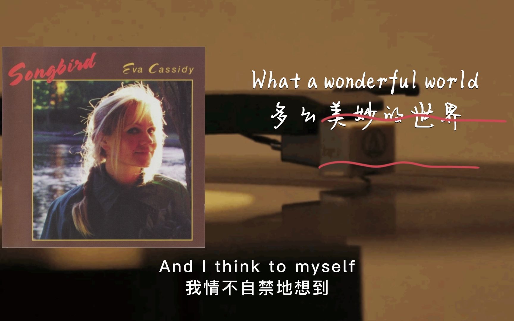 [图]我知道了什么是天籁之音，聆听Eva Cassidy - What a Wonderful World