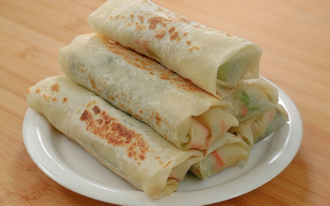 脆皮蔬菜春卷(自制卷皮,健康减肥)