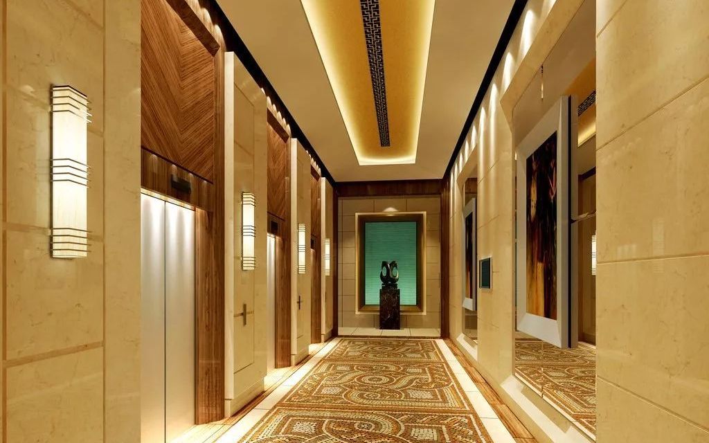 【室内设计】酒店电梯厅区域的石材干挂技术交底,全面了解(上)_哔哩