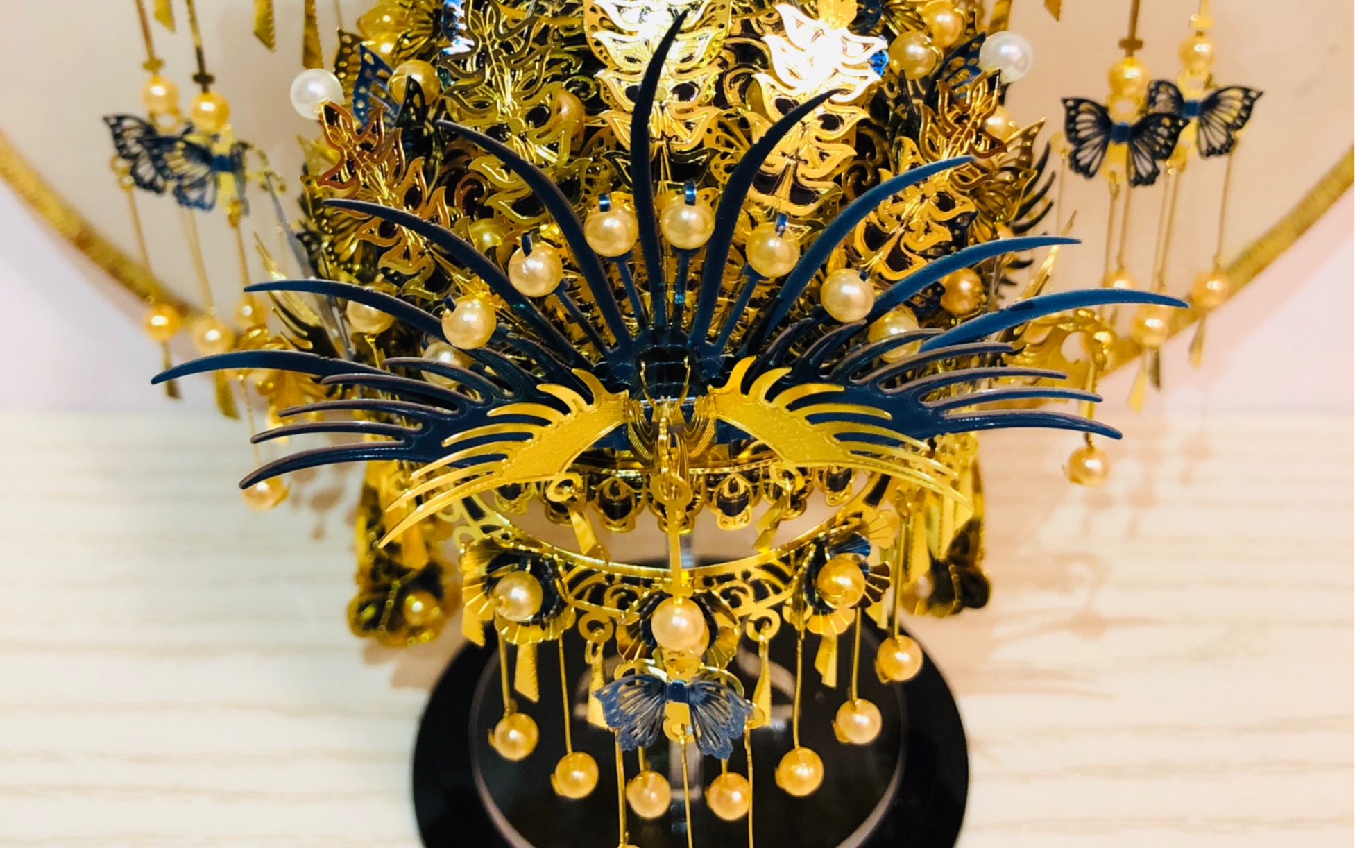 金属模型——凤冠