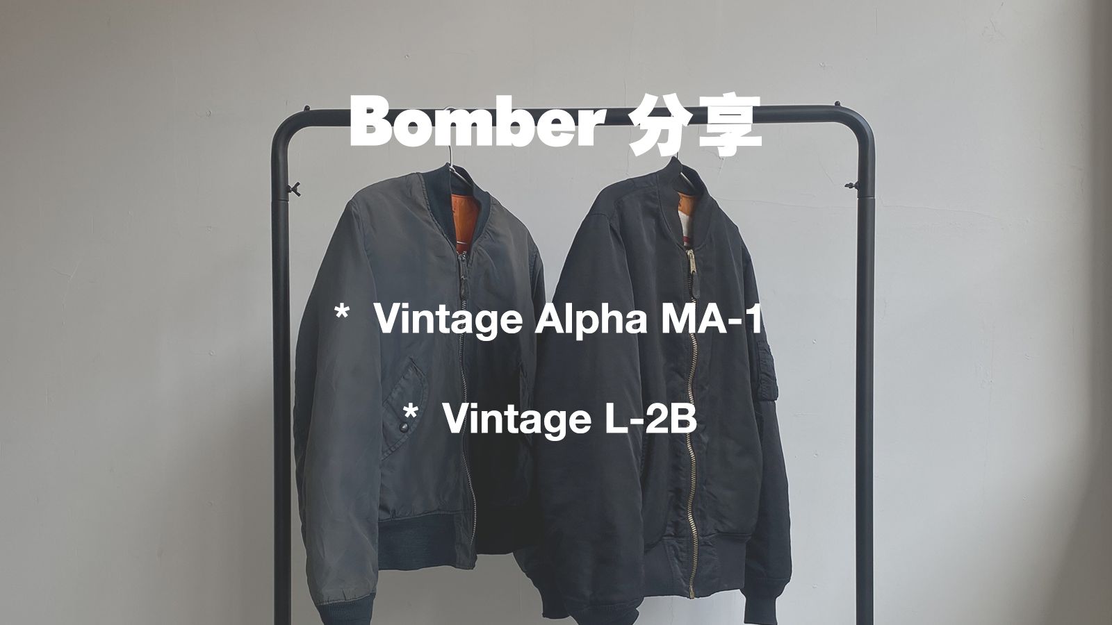 [图]二十年前的军装夹克？Vintage Bomber分享/MA-1/L-2B