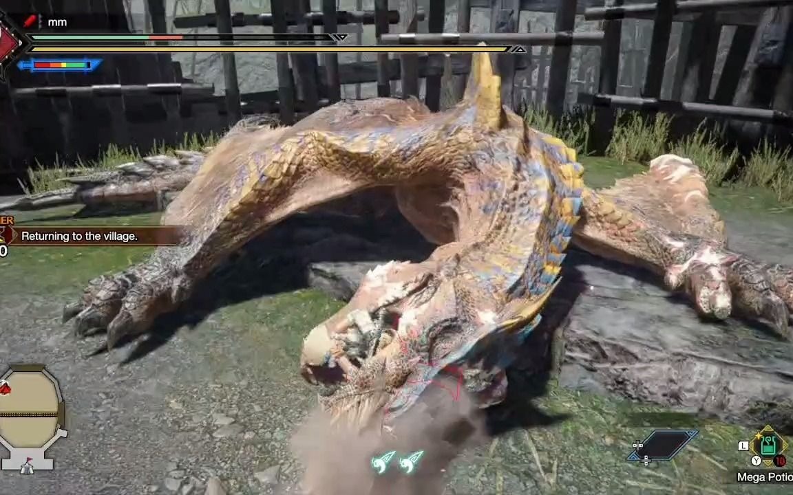 【mhr】挑战03轰龙 大剑 1分59