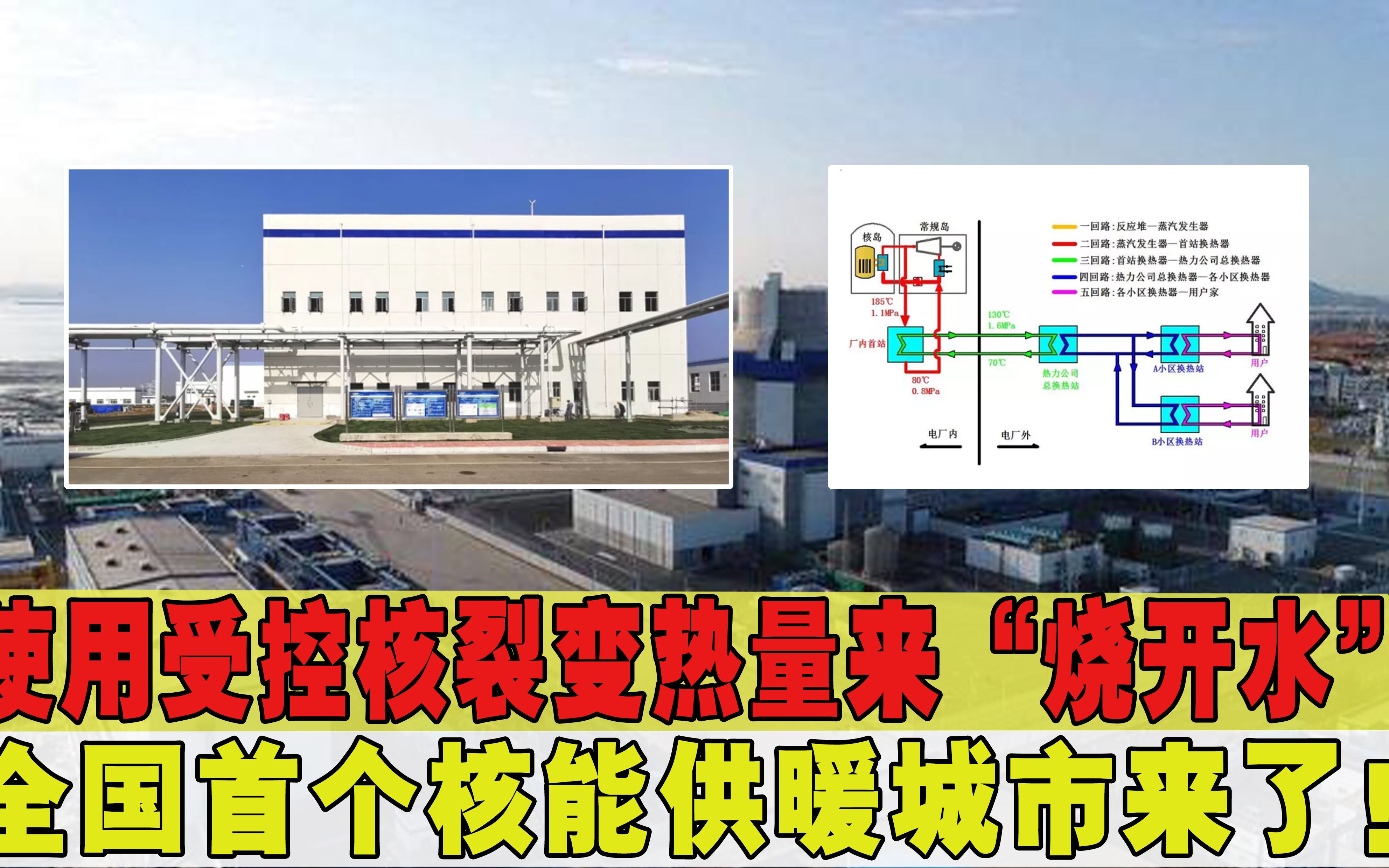 用核能“烧开水”!山东海阳城区成为国内首个实现核能供暖的城市哔哩哔哩bilibili