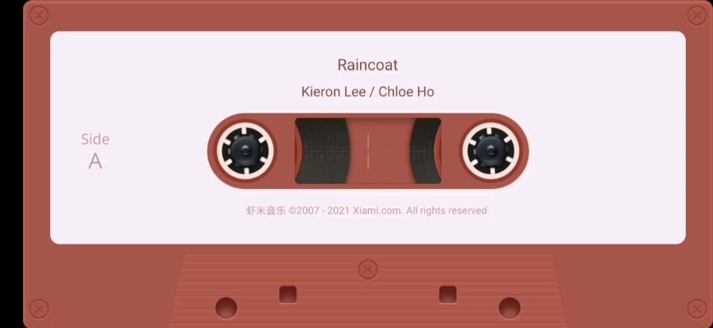 虾米UI磁带录音带播放器 Android界面 | Raincoat  Kieron Lee / Chloe Ho哔哩哔哩bilibili