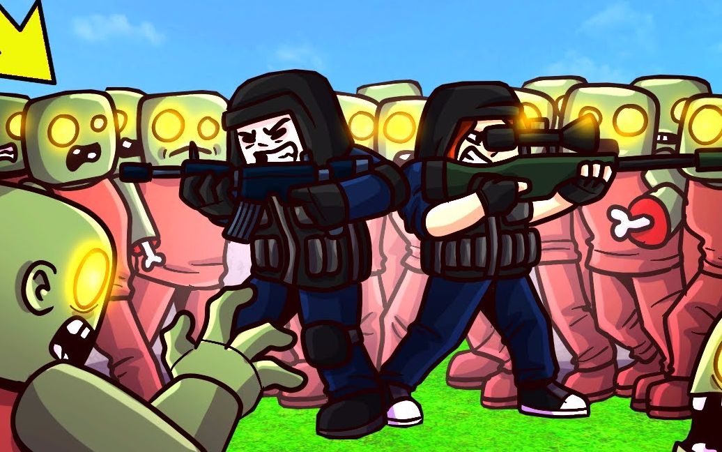 roblox逃离僵尸故事模拟器病毒泄露遭遇尸潮围攻面面解说