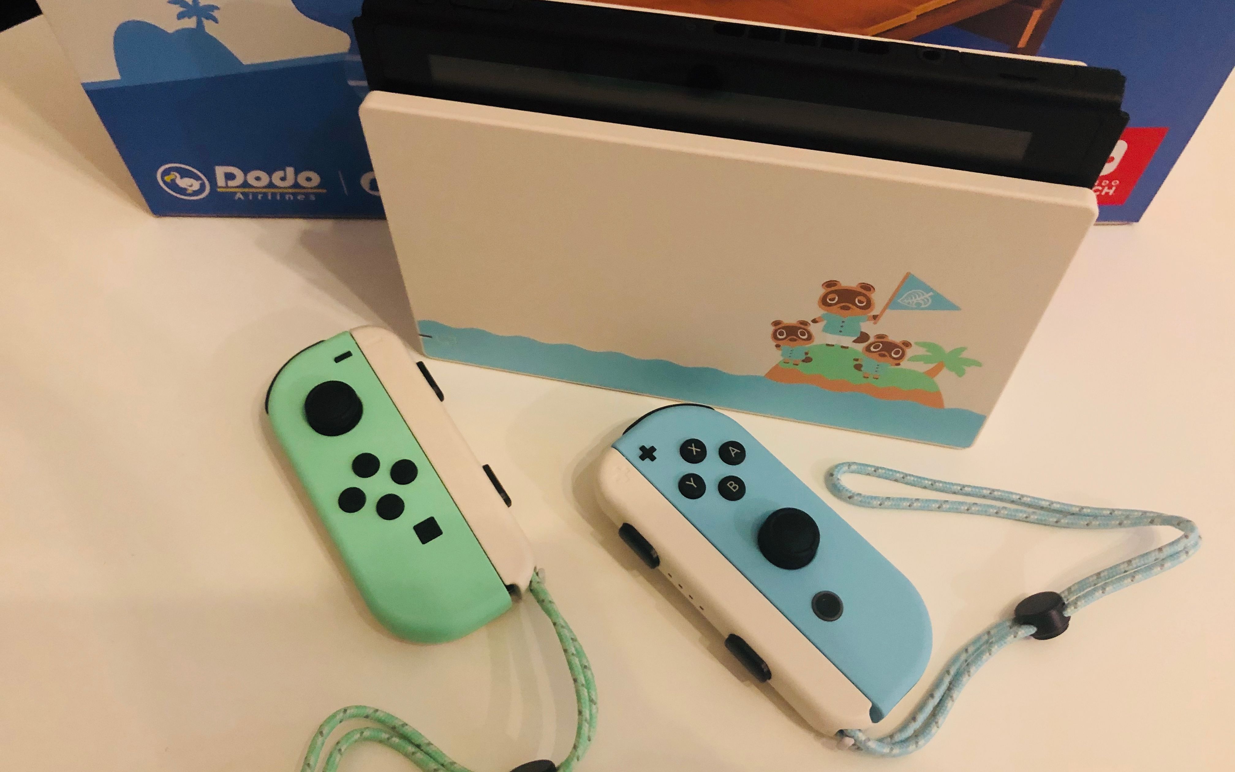 【switch】欧版动森switch限定机到货,开箱视频,猛男配色,实在是太