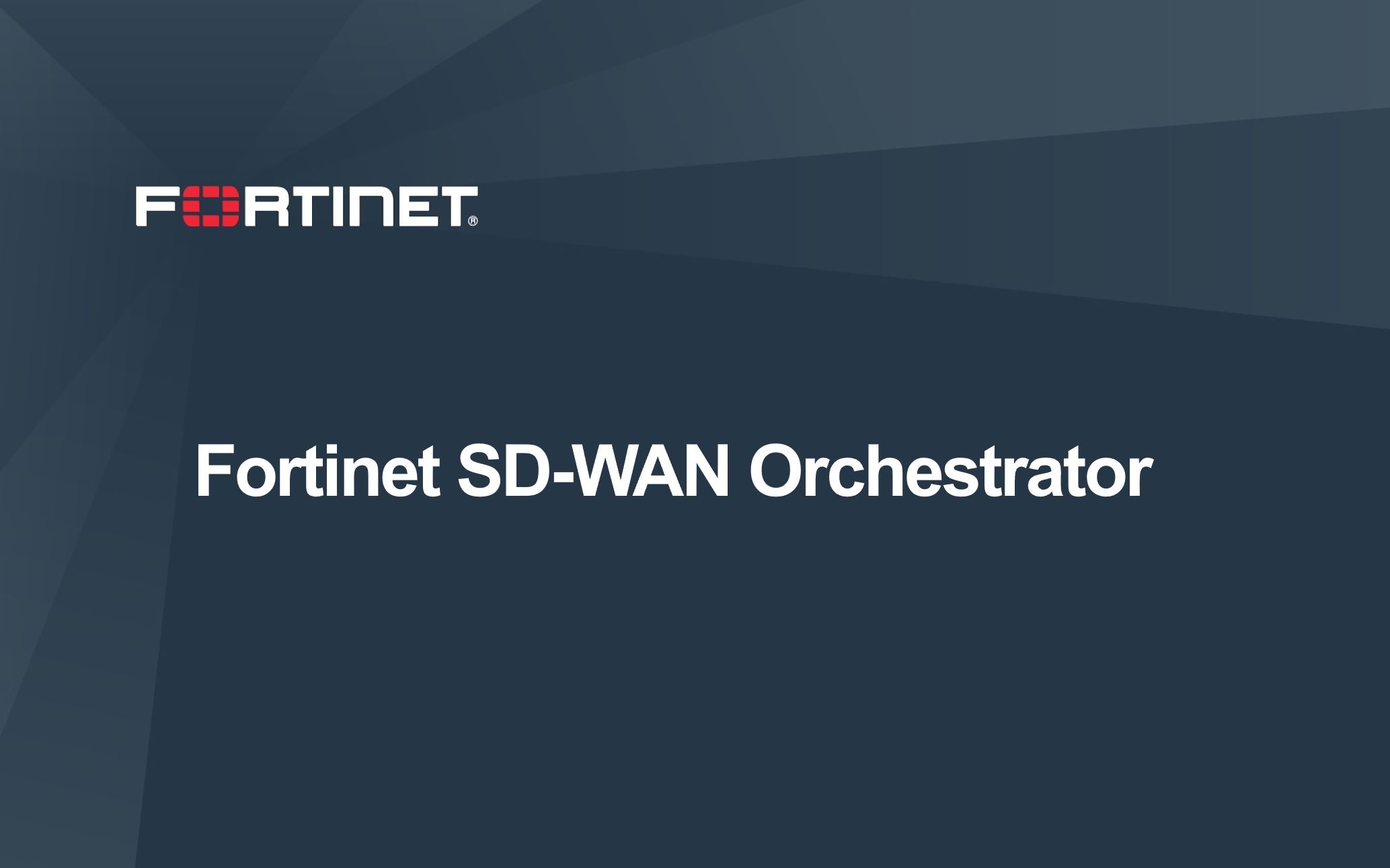 Fortinet SDWAN Orchestrator哔哩哔哩bilibili