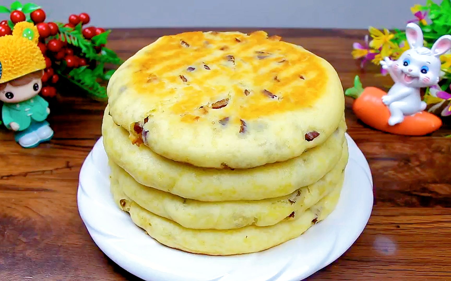 山东特色面食土豆饼,柔软多层凉了也不硬,比肉饼还好吃,太香了