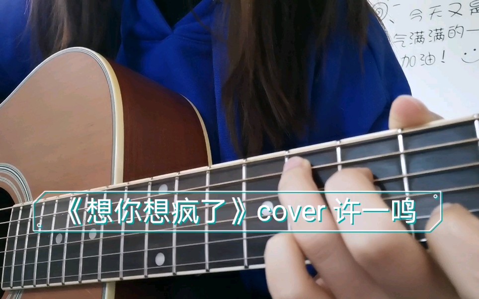 【弹唱《想你想疯了 cover 许一鸣