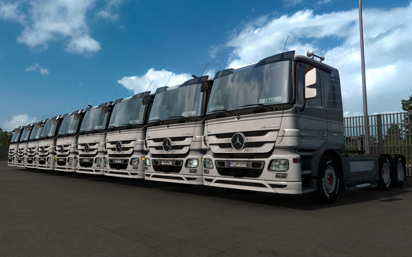 【欧洲卡车模拟2】12.1 st车队日常联运直播录像