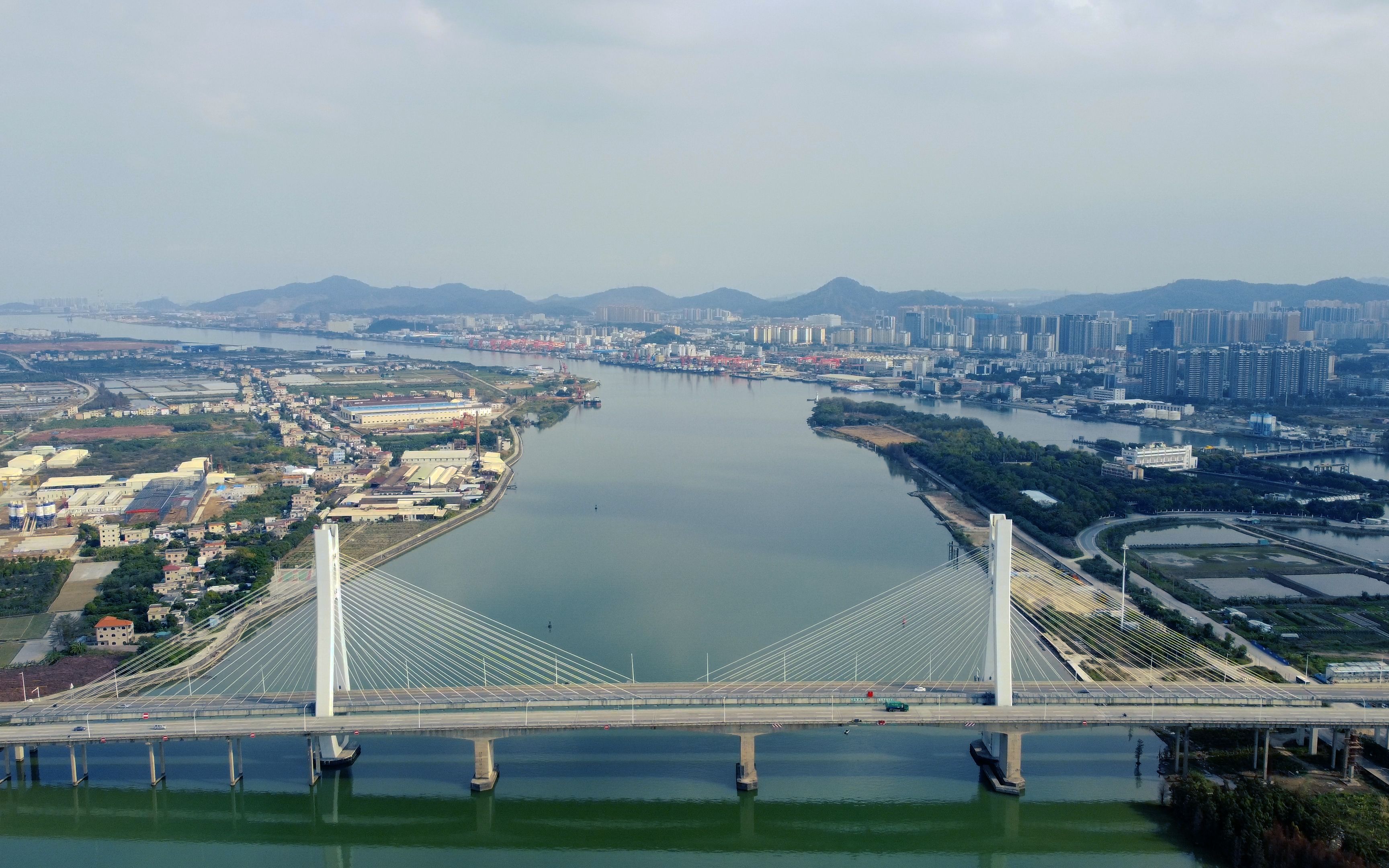 20210213航拍中山港大桥-4k - dji mini2