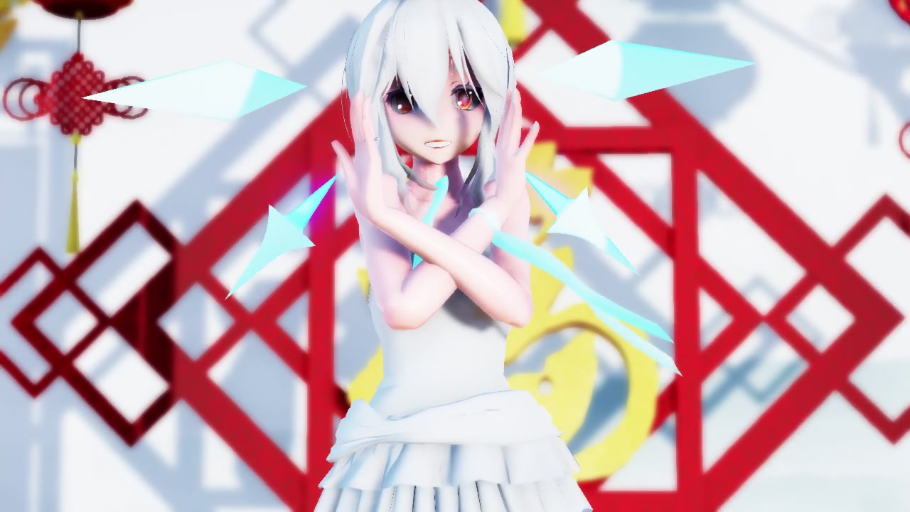 【桃源恋歌mmd】小姐姐爱你们哟78(手动比心)