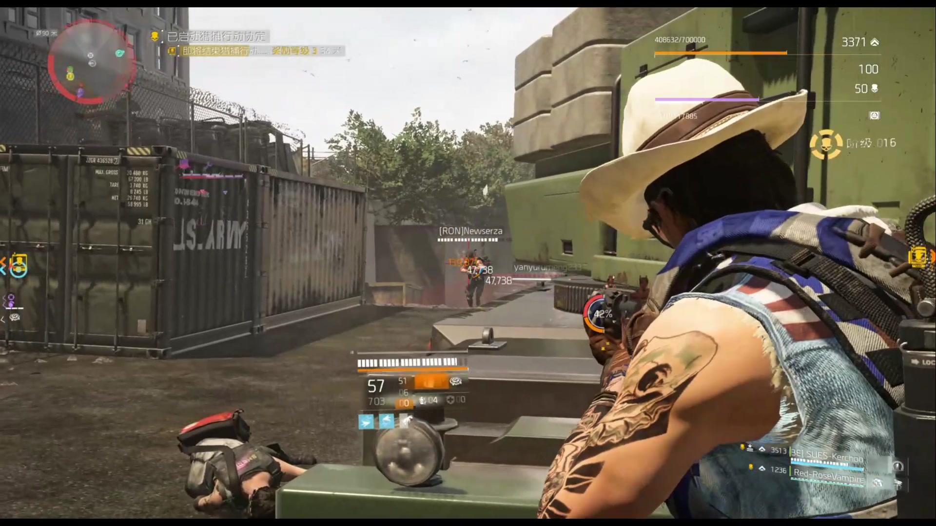 全境封锁2eac战队驯鹰人无双第三期