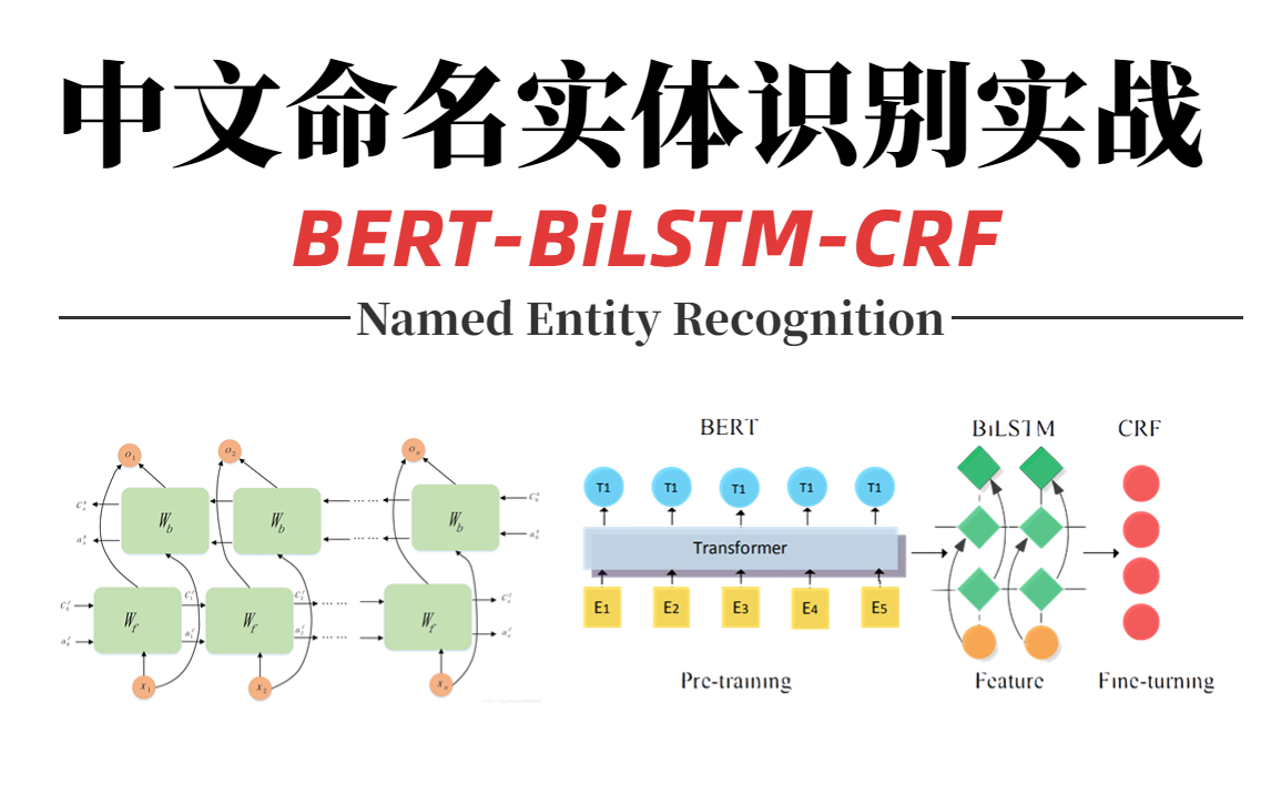 强推!这是我见过最简单的【基于BERT模型的中文命名实体识别】实战教程!BertBiLSTMCRF模型!真的很香!哔哩哔哩bilibili