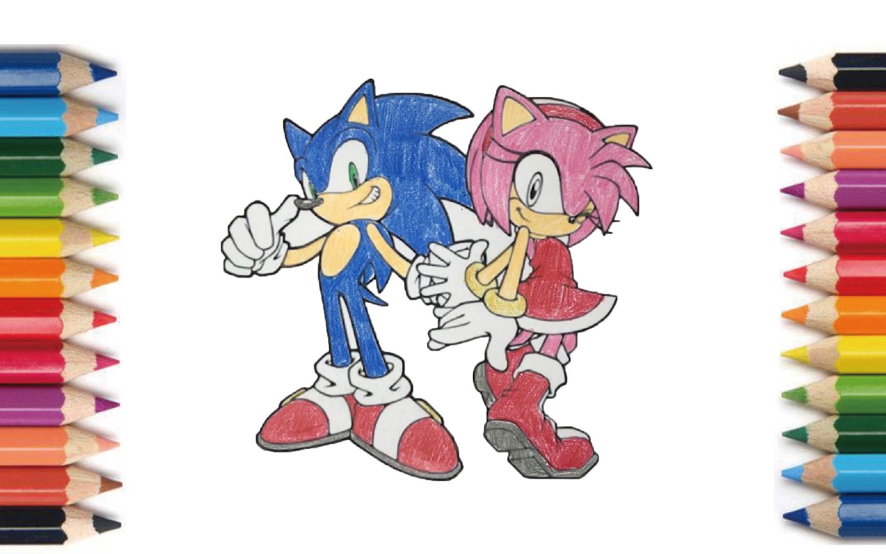 sonic and amy图片
