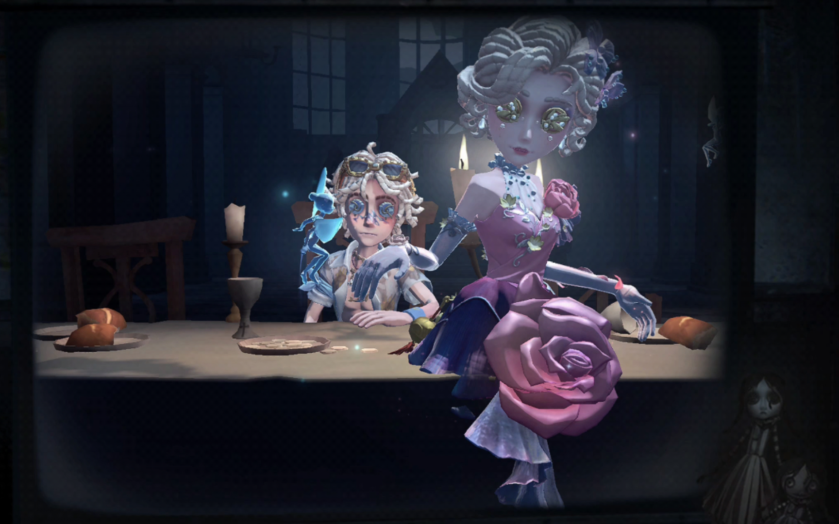 【第五人格】舞女成了勘探员的侍女,哈哈,这个bug蛮有趣的
