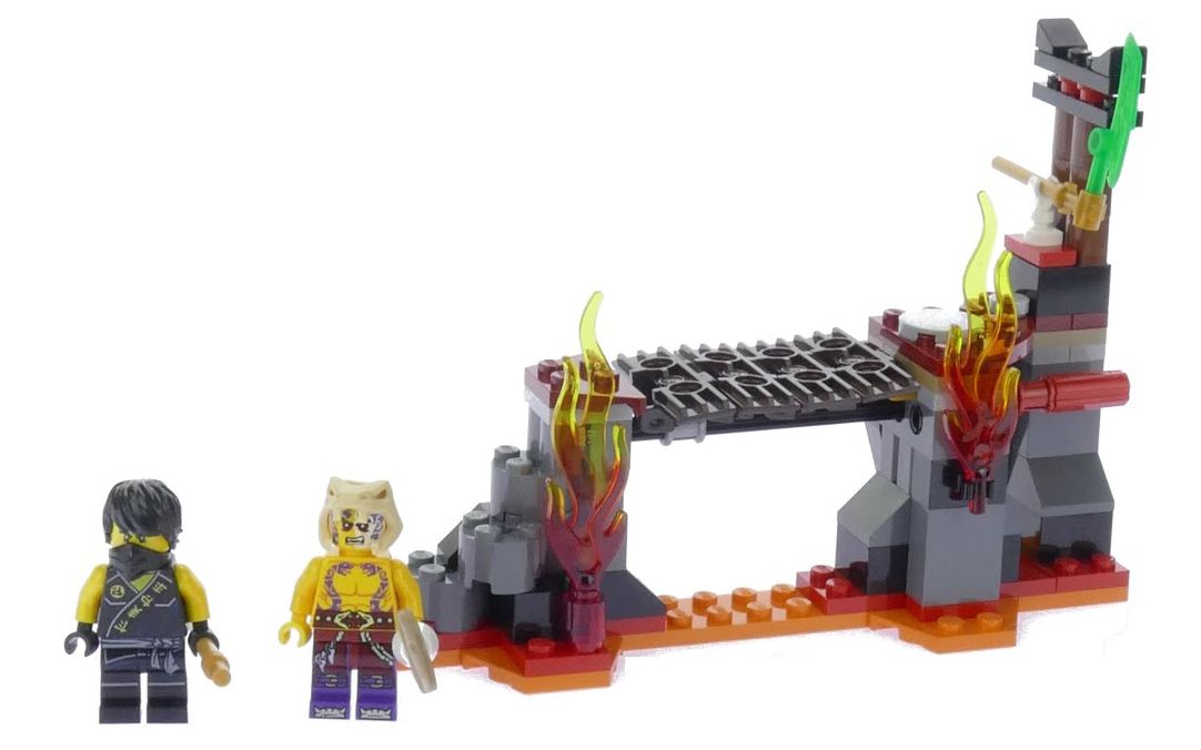 乐高lego70753幻影忍者决战熔岩谷速拼评测