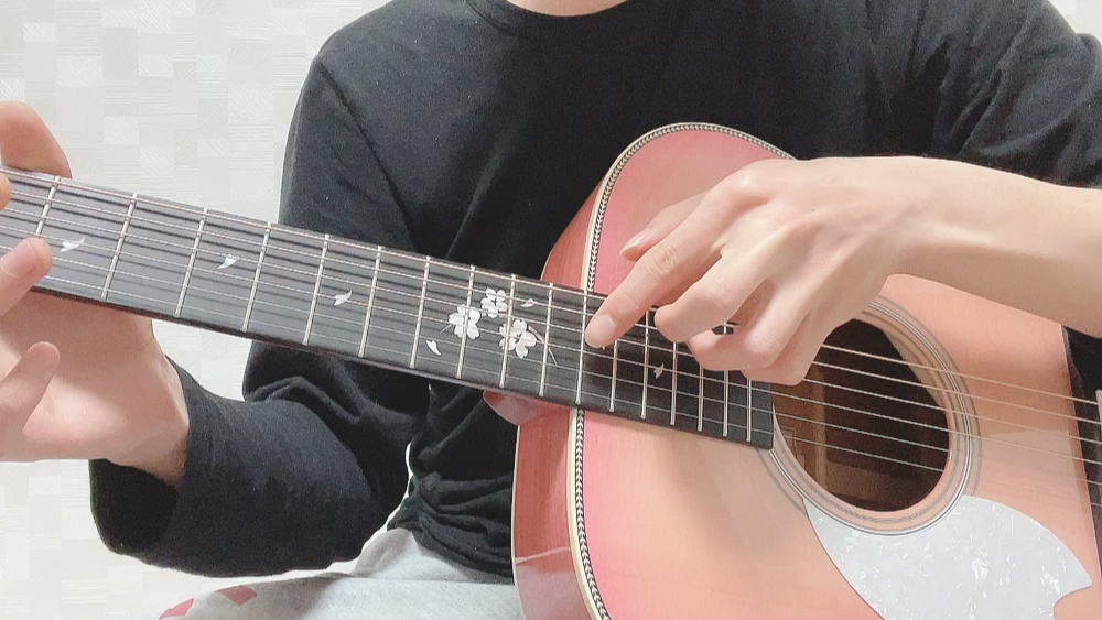 樱花味的like a star (intro part)headway2021春季限定樱花吉他_哔哩