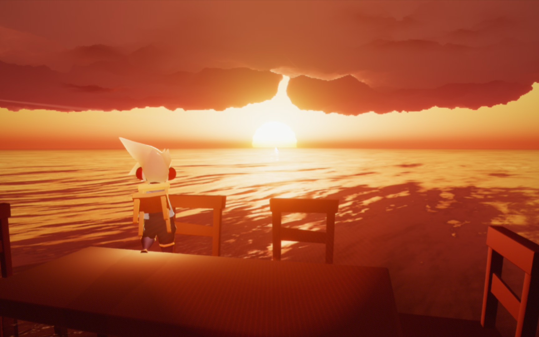 光遇景点之简易落日海