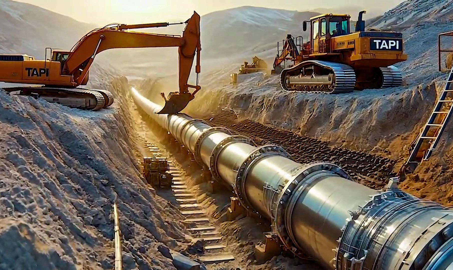 巴基斯坦阿富汗土库曼斯坦和印度,4国携手修建天然气管道,跨越1814