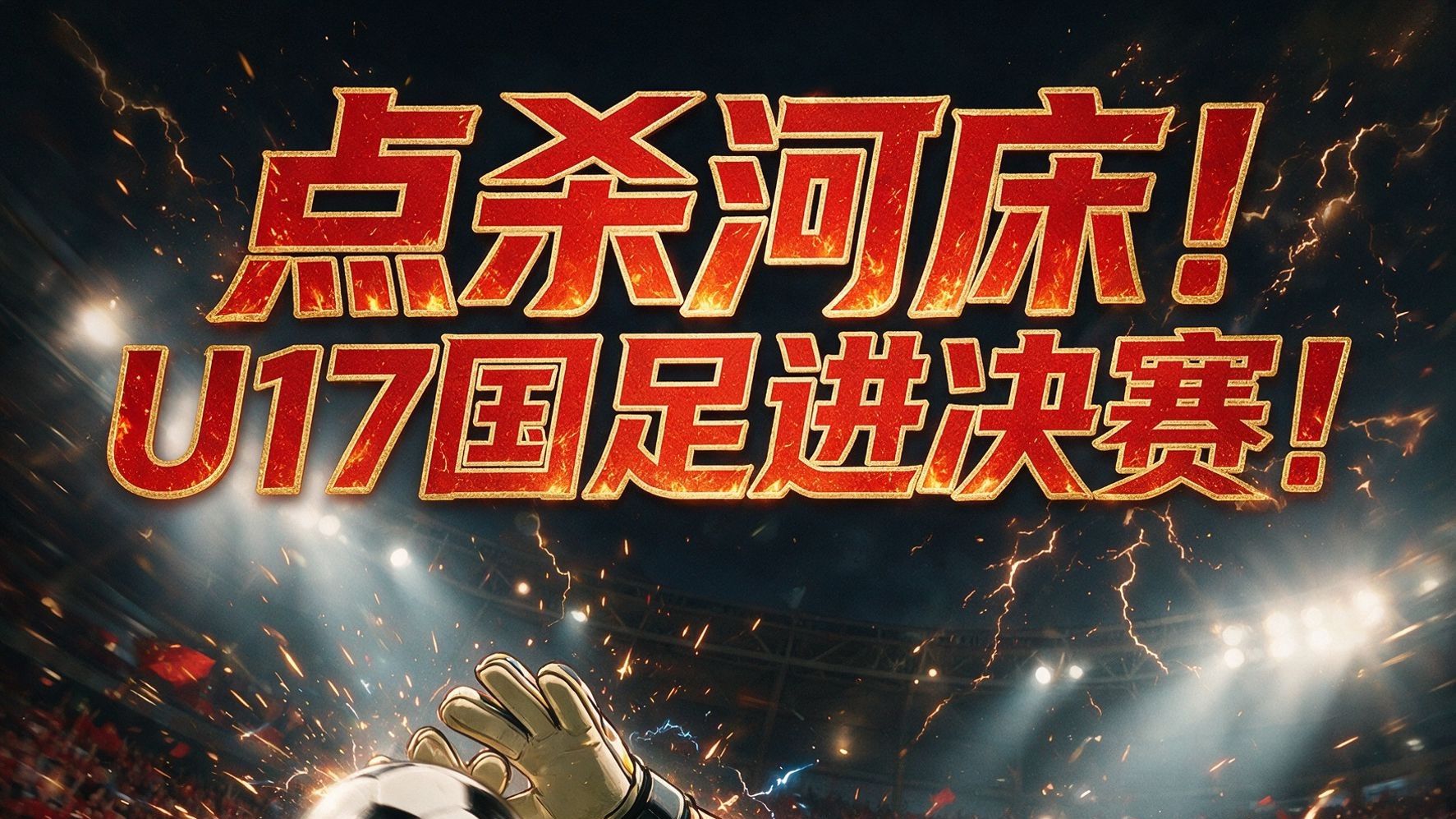 下场决赛！点球大战U17国足3比1胜河床⚽🔥