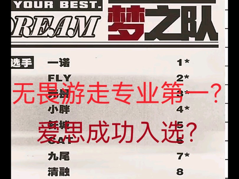 梦之队票选尘埃落定 fly专业第一小胖第二 妖刀意难平 爱思竟成功入选电子竞技热门视频