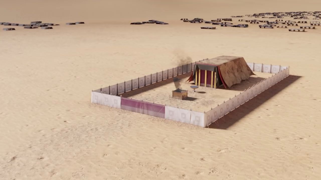 [图]摩西建造的帐幕3D模拟 - 3D Tabernacle of Moses